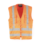 CHALECO GEOLOGO GABARDINA NARANJO